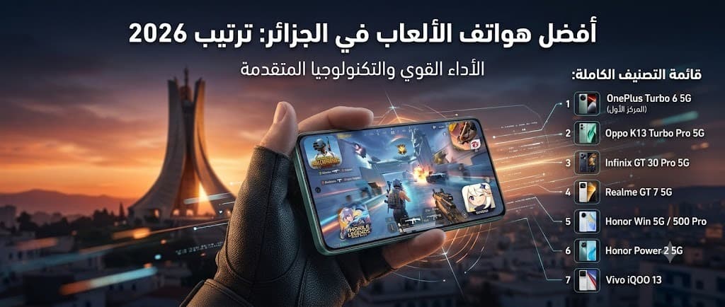 La liste ultime des téléphones de jeu 2026 pour l'Algérie : Classement des 8 poids lourds