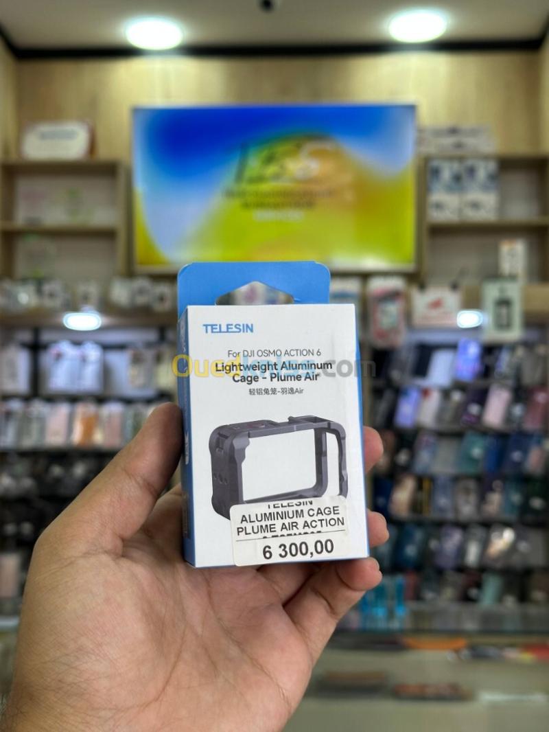 dji action 6 cage aluminum by telesin