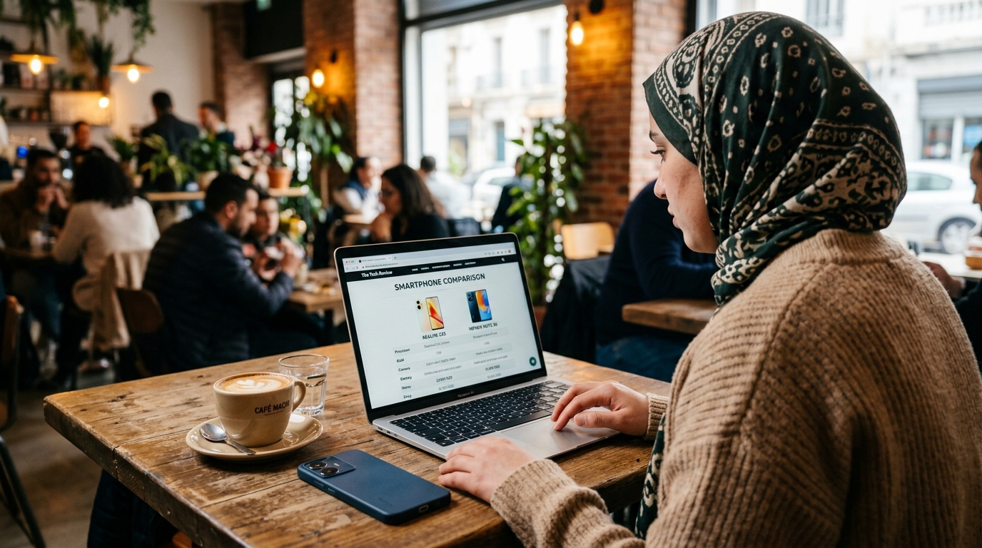 Tableau comparatif prix smartphones Algérie