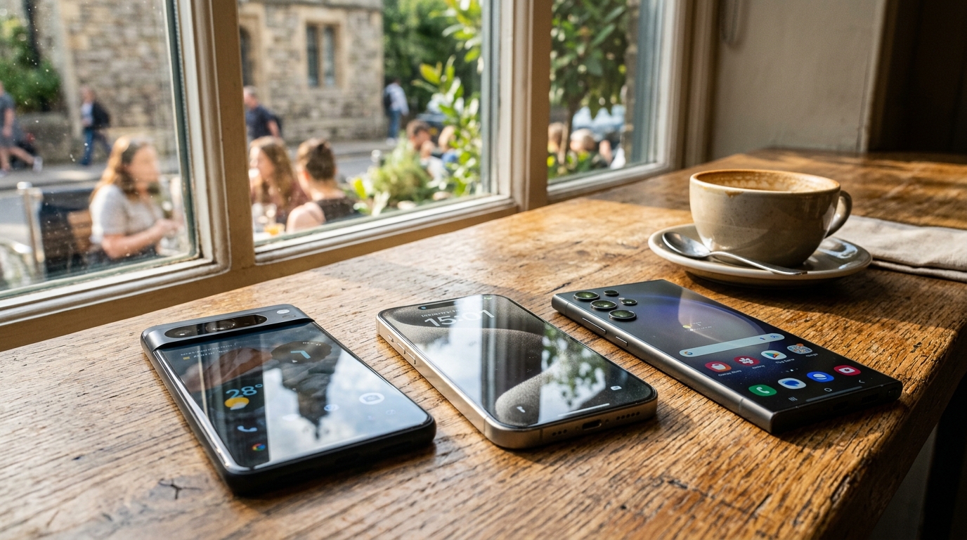 Comparatif smartphones 5G disponibles en Algérie — Samsung, iPhone, Xiaomi, Oppo
